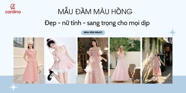 Những mẫu đầm màu hồng đẹp, nữ tính, sang trọng cho mọi dịp