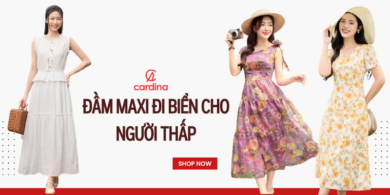 Top 20 mẫu đầm maxi đi biển cho người thấp giúp nàng cao ráo hơn