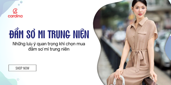 Những lưu ý quan trọng khi chọn mua đầm sơ mi trung niên
