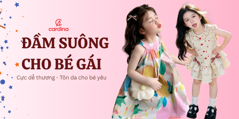 Top những mẫu đầm suông cho bé gái cực dễ thương