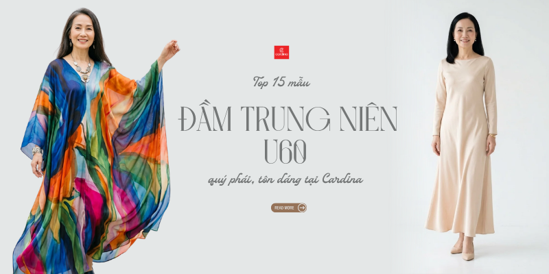 Top 15 dáng đầm trung niên U60 quý phái, tôn dáng tại NOHU 2026