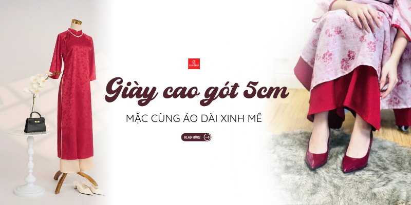 15+ Mẫu Giày Cao Gót 5cm Mặc Áo Dài Đẹp Duyên Dáng, Thoải Mái
