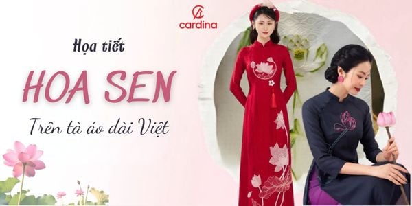 Họa Tiết Hoa Sen Trên Áo Dài - Nét Đẹp Tinh Tế Mang Đậm Bản Sắc Việt
