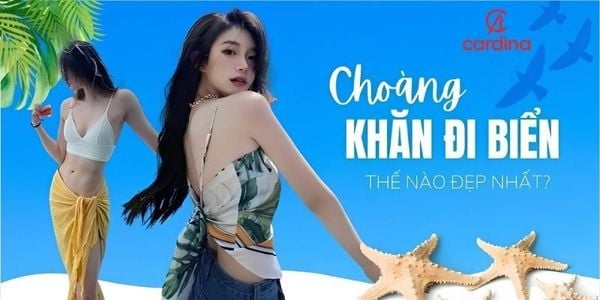 Cách phối khăn choàng đi biển đẹp tạo ấn tượng cho nàng