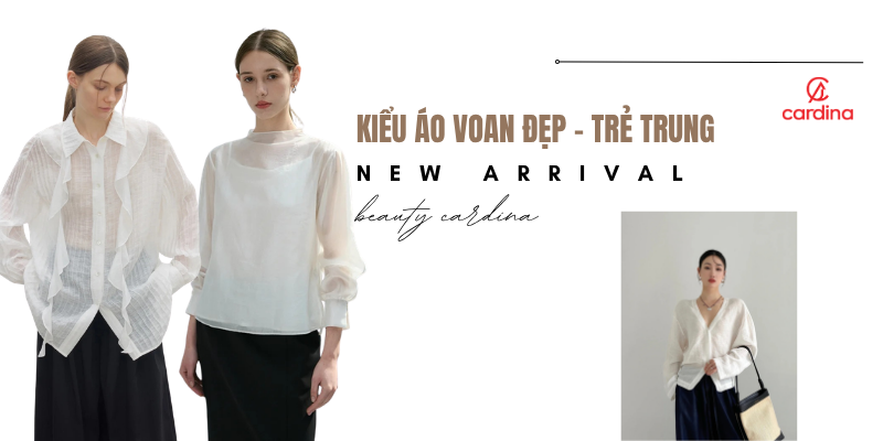 50+ Kiểu áo voan đẹp - trẻ trung cho cô nàng công sở