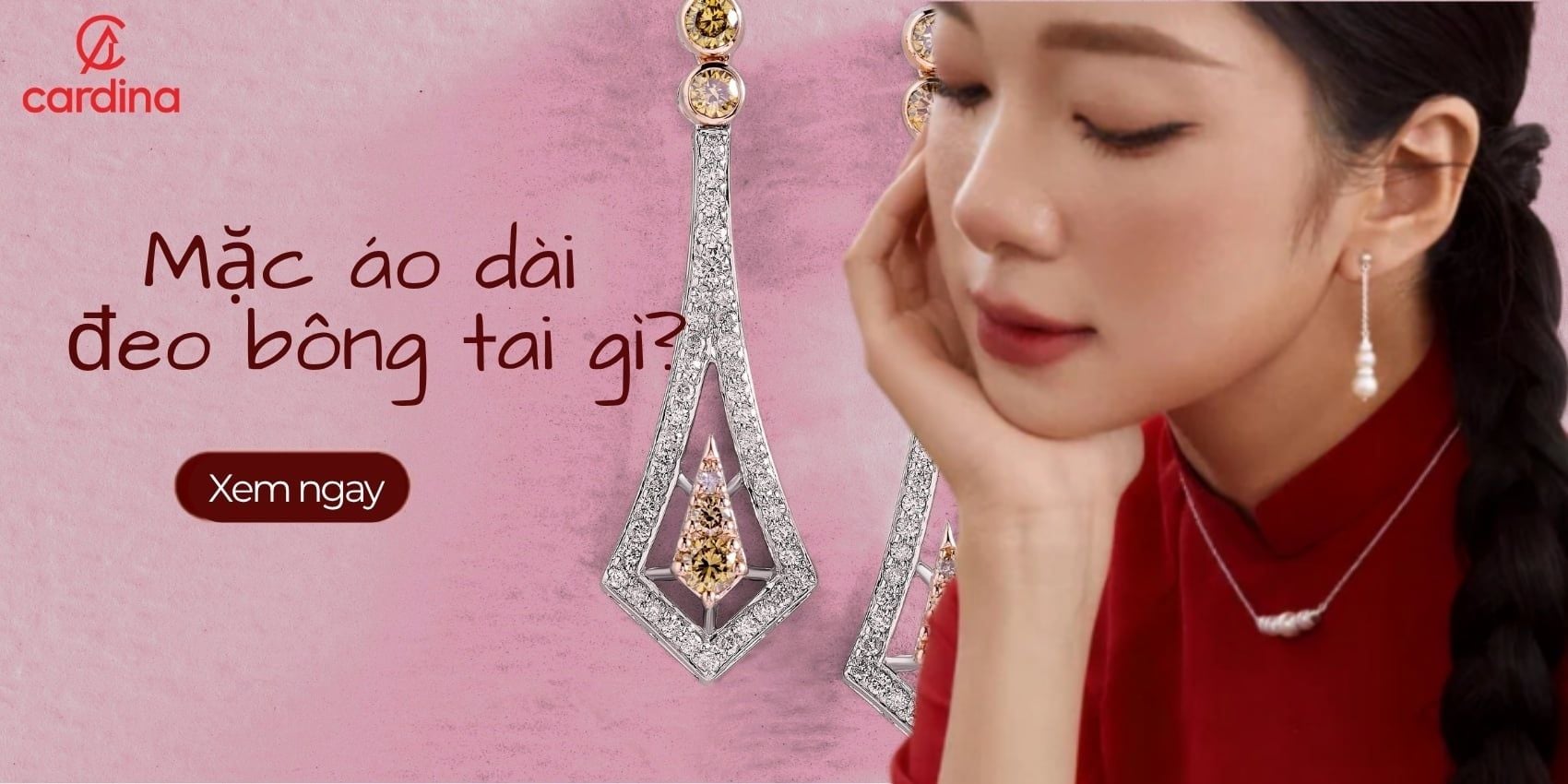 Mặc áo dài đeo bông tai gì xinh đẹp, cuốn hút và sang trọng?
