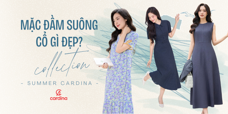 Mặc đầm suông cổ gì đẹp? Đọc ngay để biết cách chọn váy xinh.