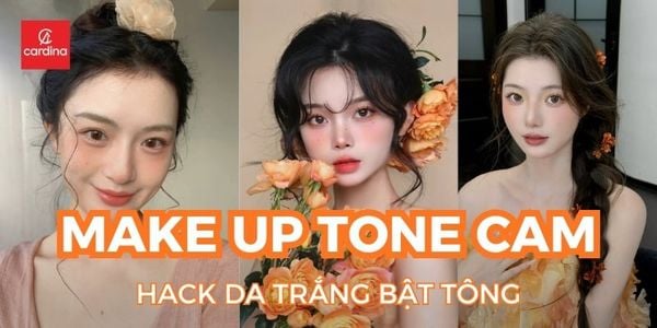 10 Kiểu Makeup Tone Cam, Hack Da Trắng Bật Tông 2026