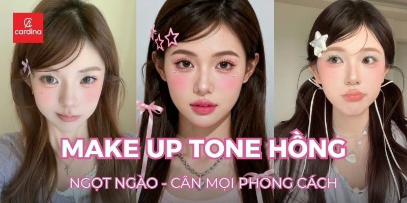 Top 5 Kiểu Makeup Tone Hồng Khiến Nàng Say Đắm, Cân Mọi Phong Cách 2025