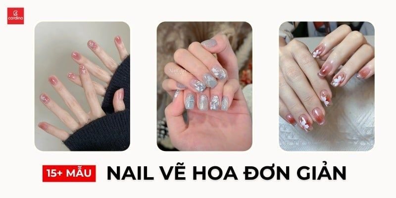 Update Ngay 15+ Mẫu Nail Vẽ Hoa Đơn Giản Cứ Vẽ Là Xinh