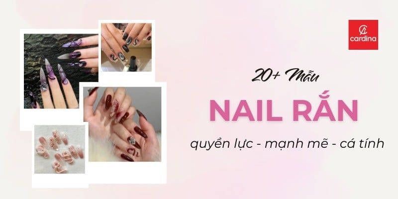 Top 20+ Mẫu Nail Rắn Quyền Lực, Cho Nàng Mạnh Mẽ Cá Tính