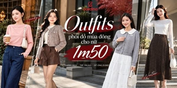 17 Outfits phối đồ mùa đông cho nữ 1m50 , giúp các nấm lùn tự tin hơn