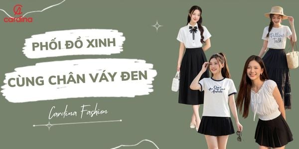 Mách nàng 20+ cách phối đồ với chân váy đen cực sang, siêu trendy