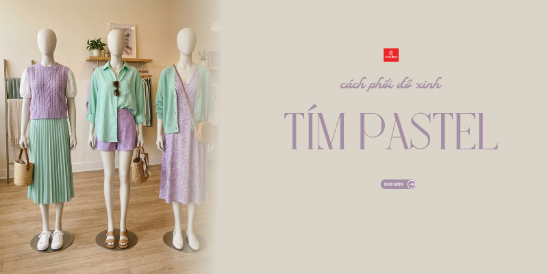 Tím pastel hợp với màu gì? Các mẫu váy tím pastel xinh xắn 2026