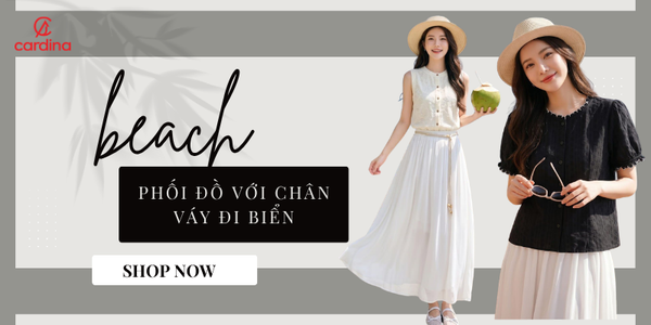 Học ngay 15+ cách phối đồ với chân váy đi biển đẹp, tôn dáng