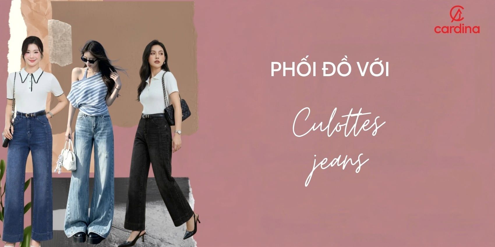 Quần culottes jean là gì? Bí quyết chọn và phối đồ đẹp từ A-Z