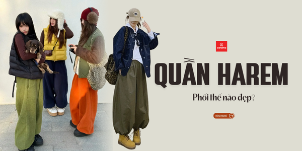 Quần harem là gì? Cách phối đồ với quần harem cực trendy