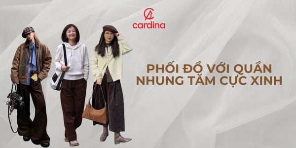 Phối đồ với quần nhung tăm cực xinh đúng CHẤT Fashionista