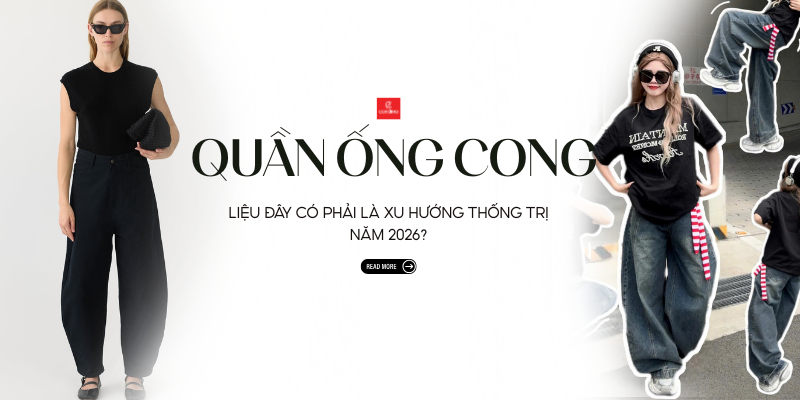 Quần Ống Cong là gì? 25+ Cách phối đồ với quần barrel ống cong