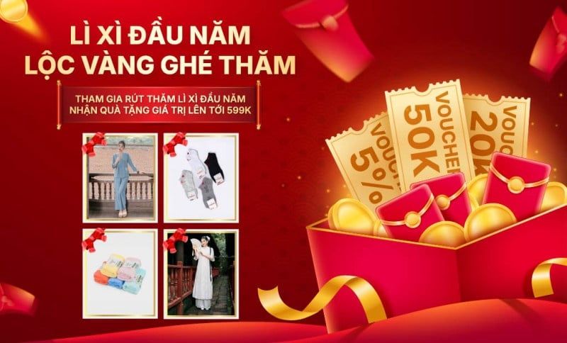 [MINIGAME] UNBOX GAME LÌ XÌ TẾT: LÌ XÌ ĐẦU NĂM - LỘC VÀNG GHÉ THĂM