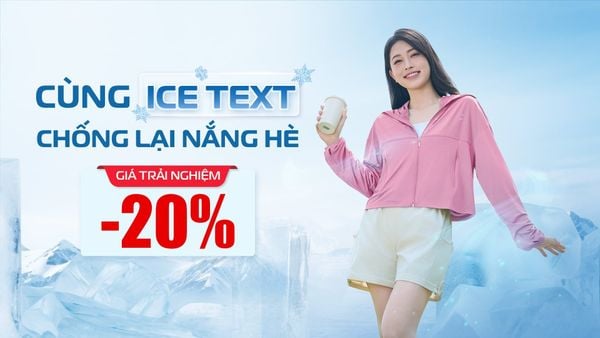 Trải nhiệm áo chống nắng Ice Text với ưu đãi dành riêng cho bạn