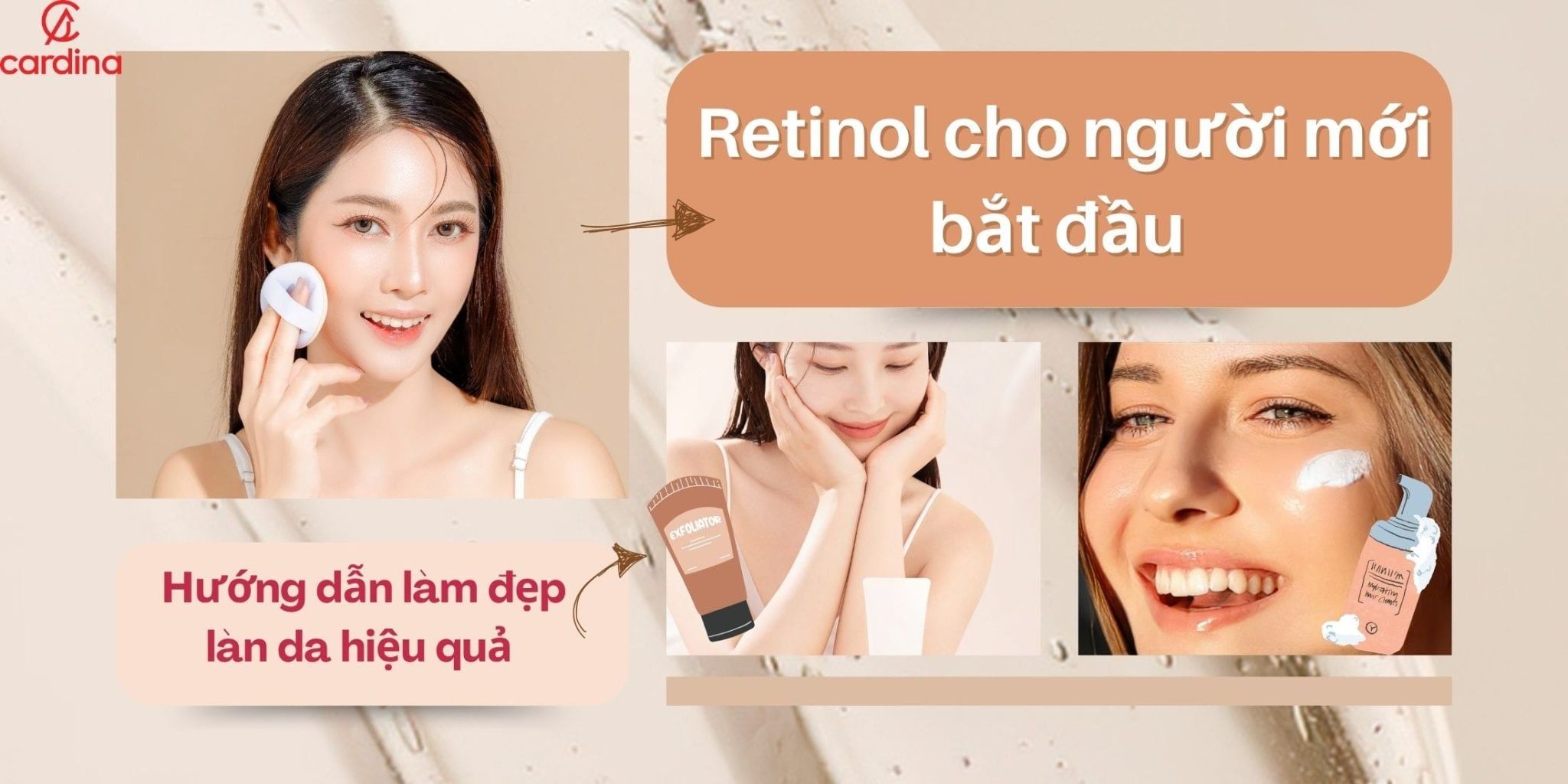 Hướng dẫn chi tiết cách dùng Retinol cho người mới bắt đầu