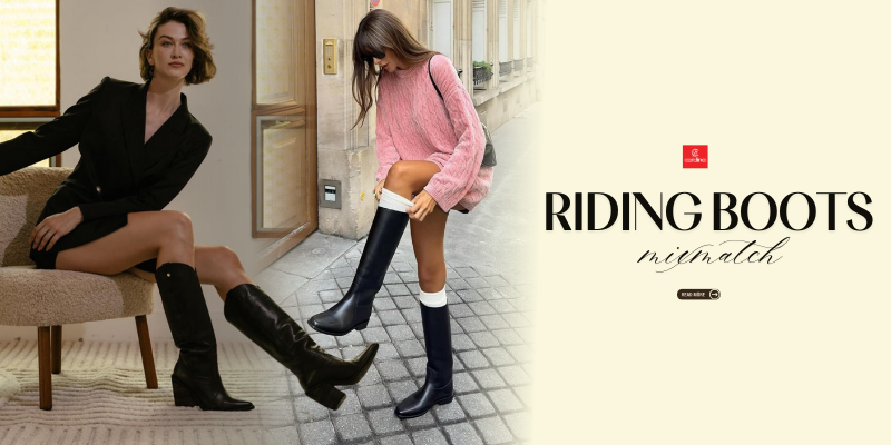 15 Gợi ý cách phối đồ với riding boots siêu ngầu cho nàng sành điệu
