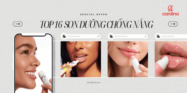 Điểm danh 16 loại son dưỡng chống nắng tốt nhất không thể thiếu cho nàng