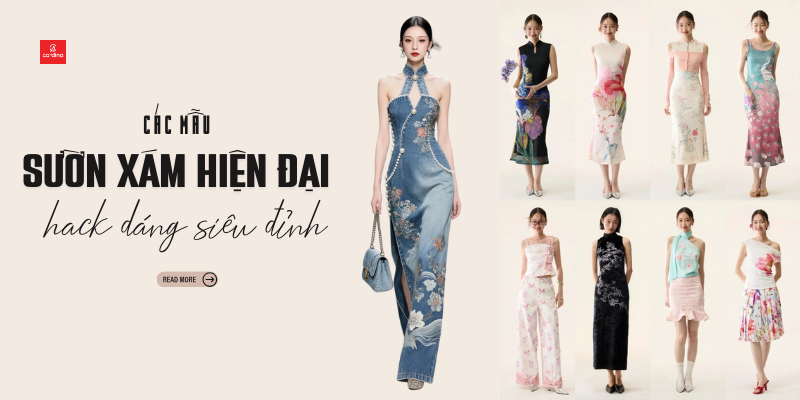 30 mẫu sườn xám hiện đại 2026 giúp nàng thu hút mọi ánh nhìn