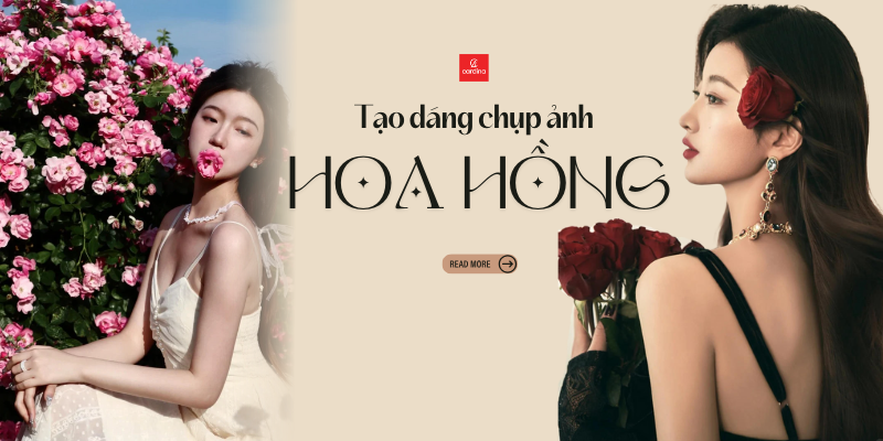 20+ Tuyệt chiêu tạo dáng chụp ảnh cùng hoa hồng thần thái tựa nàng thơ