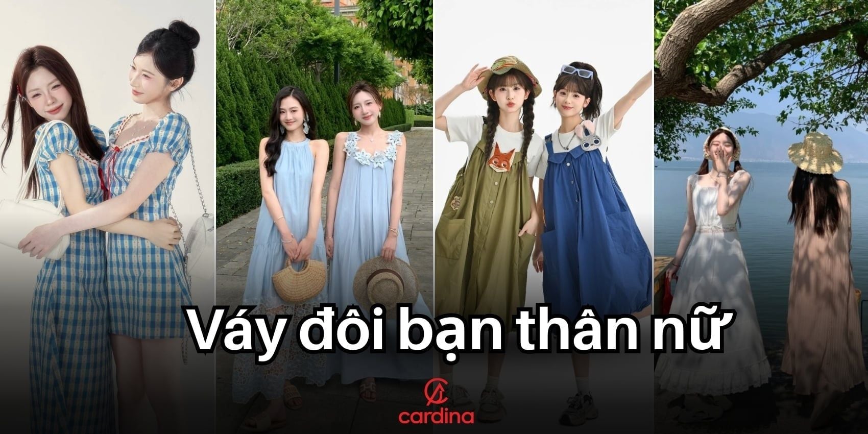 15+ Mẫu váy đôi bạn thân nữ đẹp, trẻ trung và cực ăn ảnh