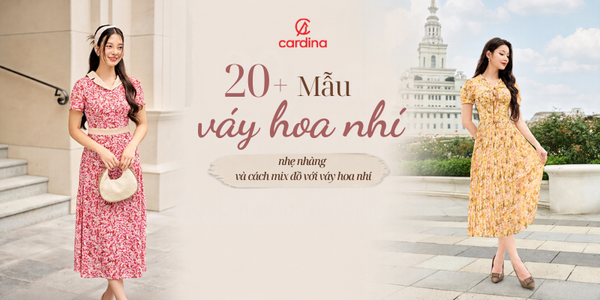 20+ Mẫu váy hoa nhí nhẹ nhàng và cách mix đồ với váy hoa nhí