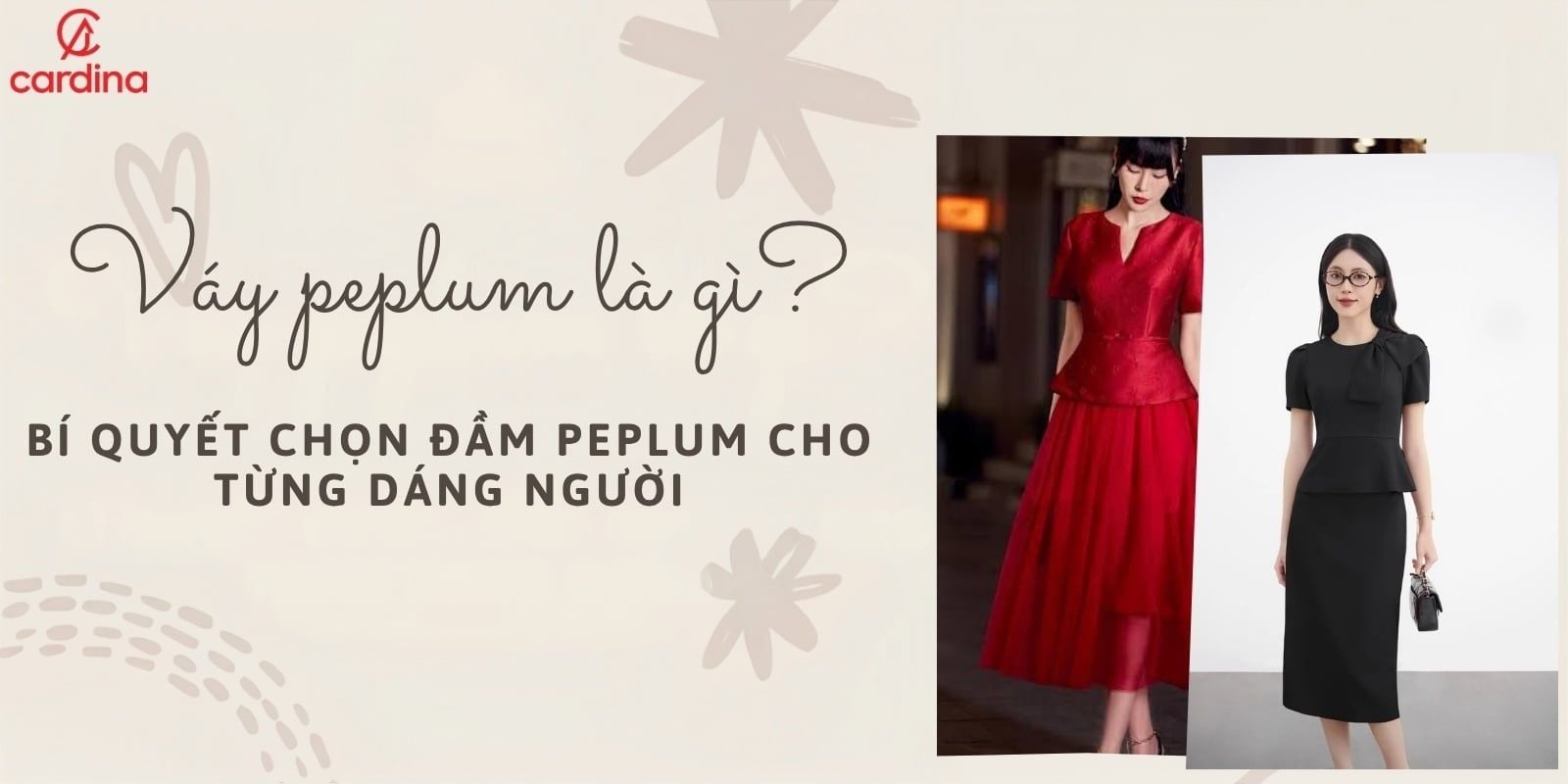 Váy peplum là gì? Bí quyết chọn đầm peplum cho từng dáng người