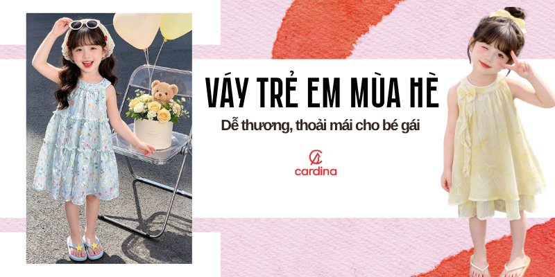 Top 15 mẫu váy trẻ em mùa hè cực dễ thương, thoải mái cho bé gái