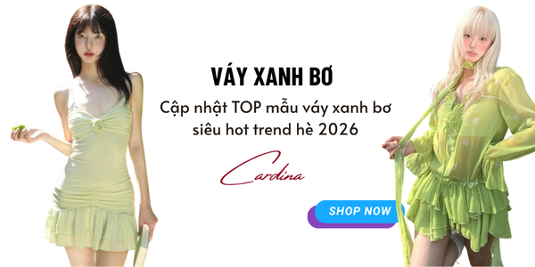 Cập nhật ngay 20 mẫu váy xanh bơ siêu hot trend hè 2026
