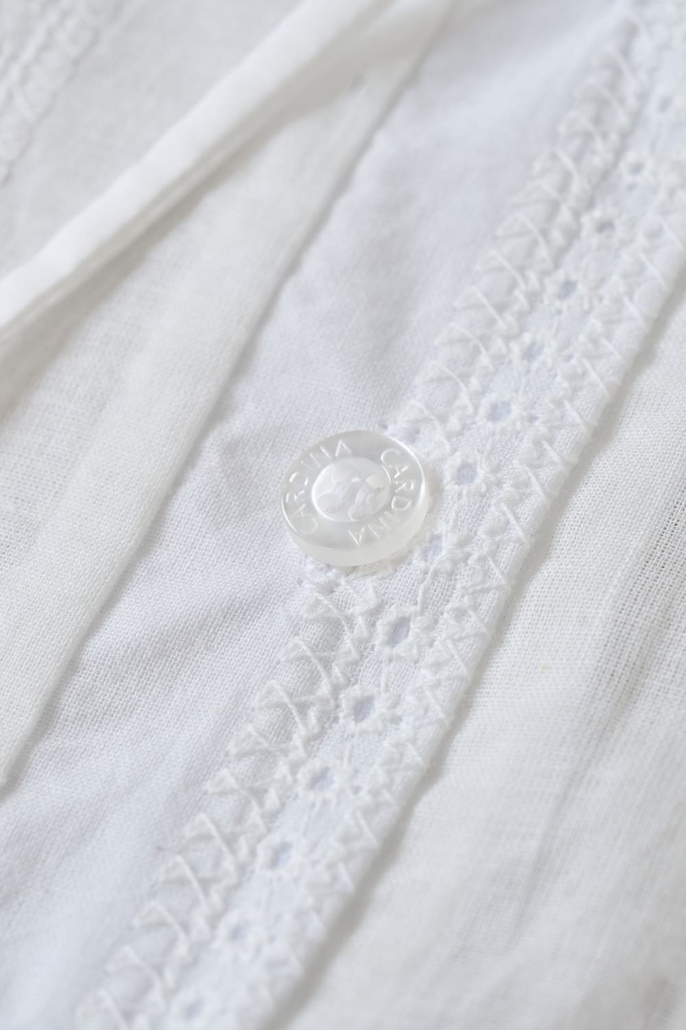 Áo Babydoll vải thô thêu tay hến cổ bèo