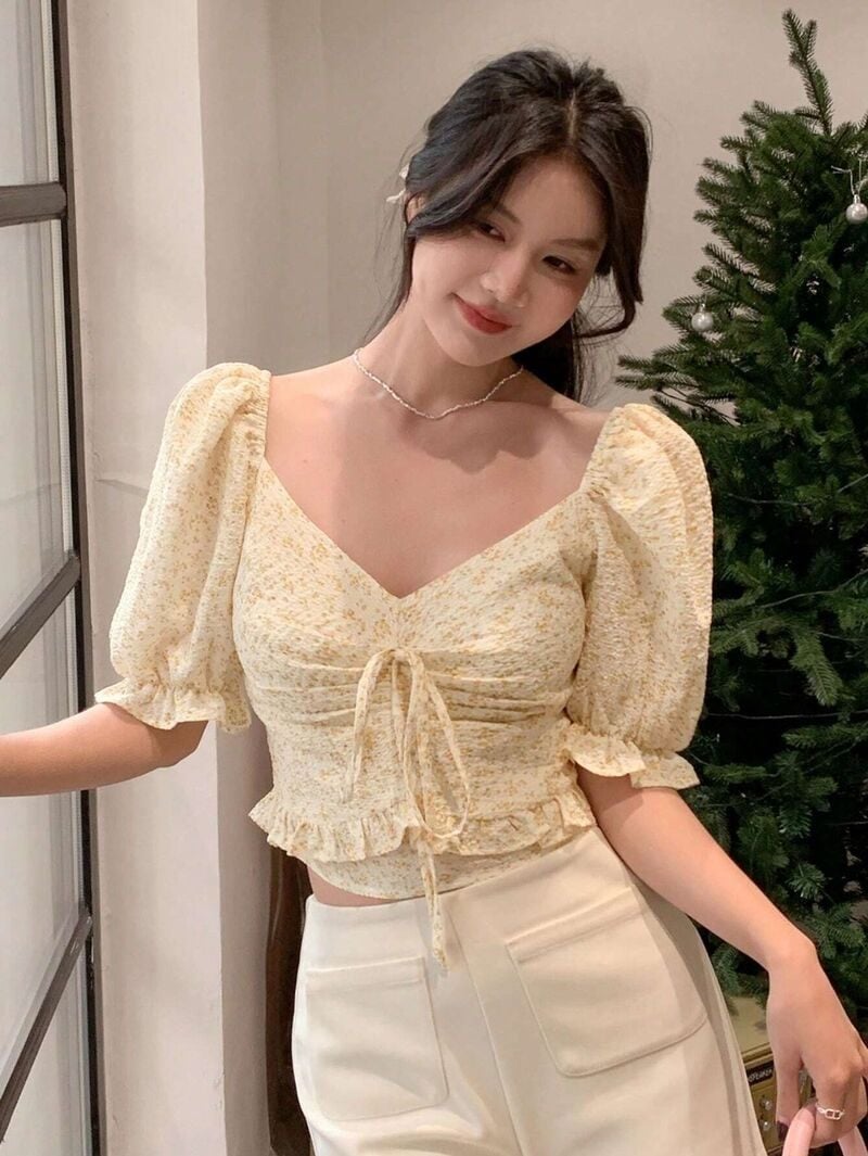 Áo croptop kiểu hàn quốc là gì?