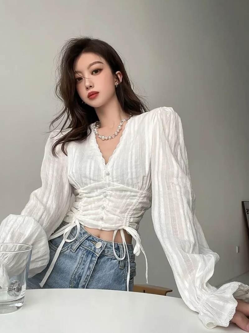 Áo croptop kiểu hàn quốc là gì?