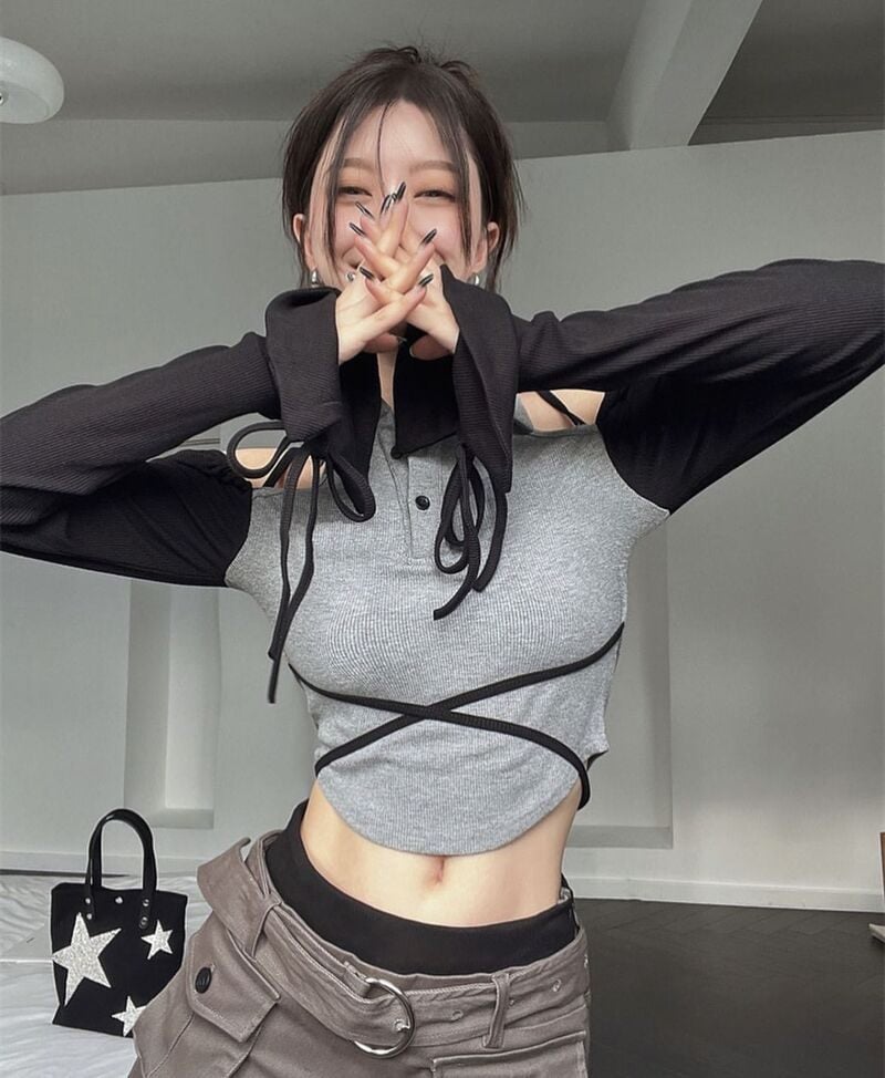 Áo croptop kiểu hàn quốc là gì?