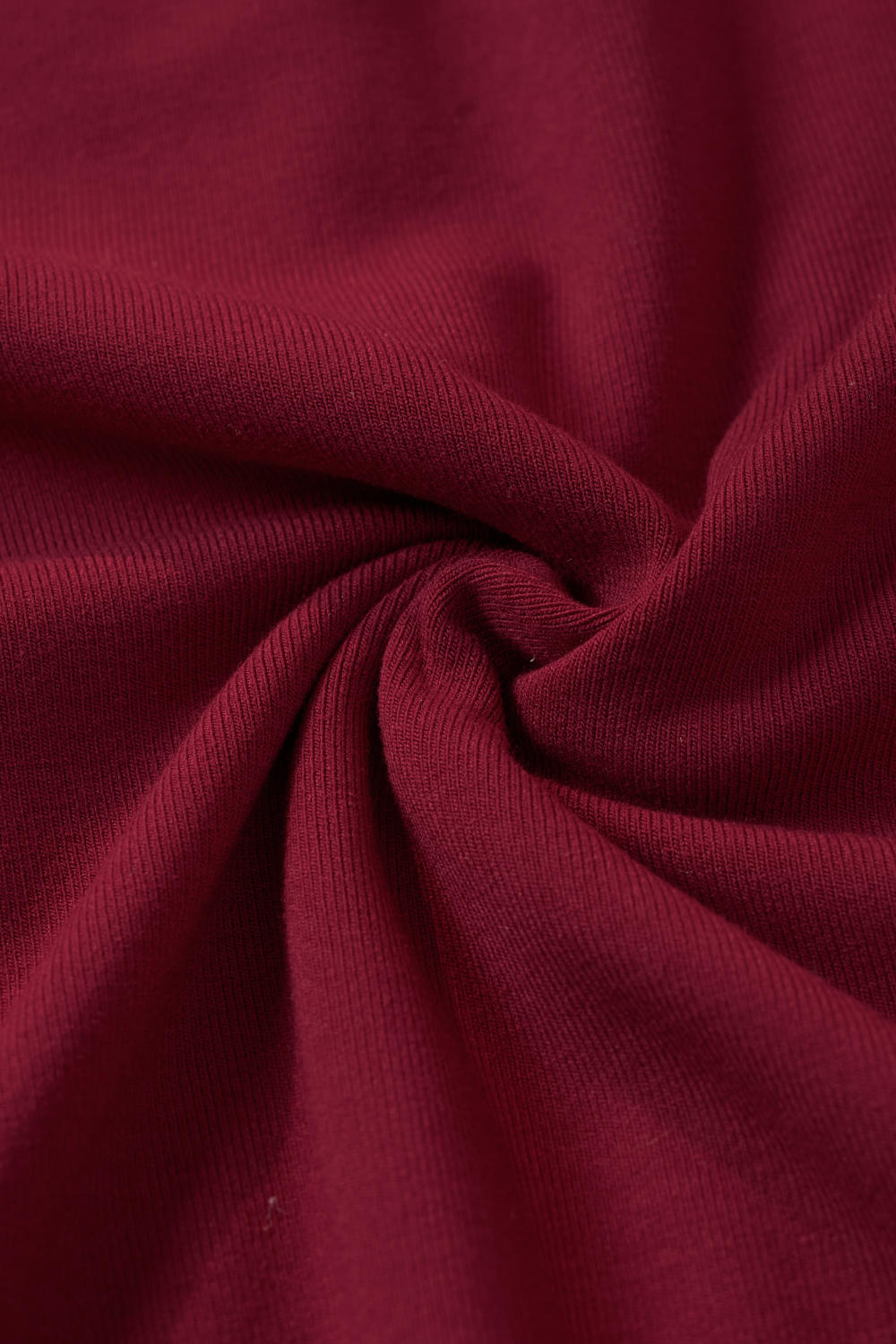 Áo giữ nhiệt nỉ lót lông cừu cổ 5cm họa tiết gân trang trí