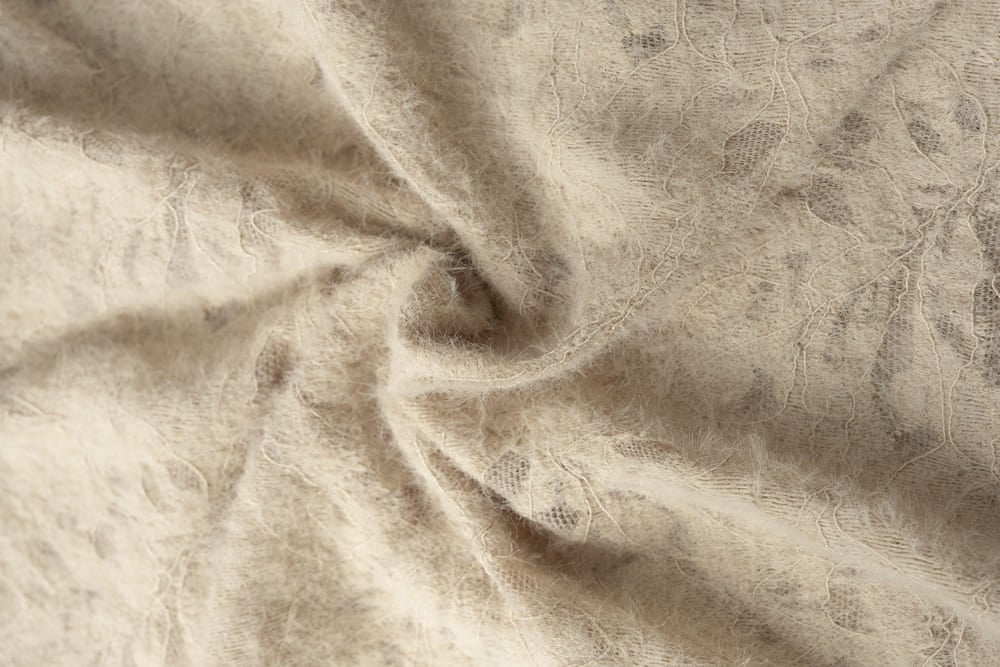 Áo kiểu nữ chất ren nhung cổ cao vai bồng