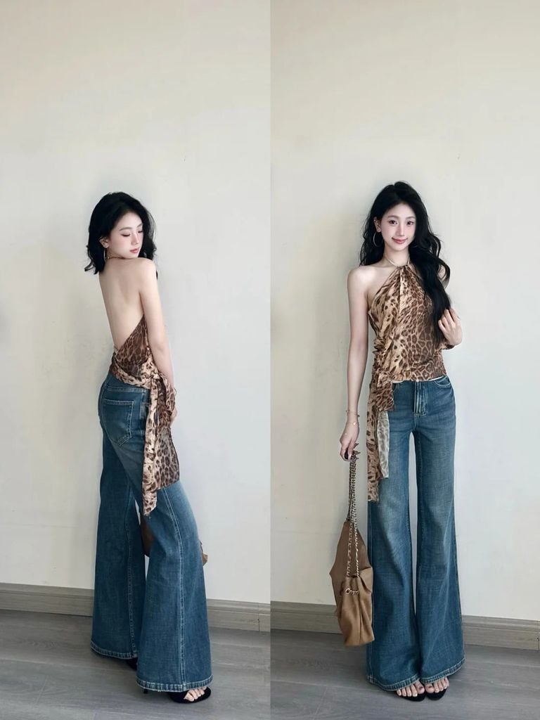 áo hở lưng mặc với gì