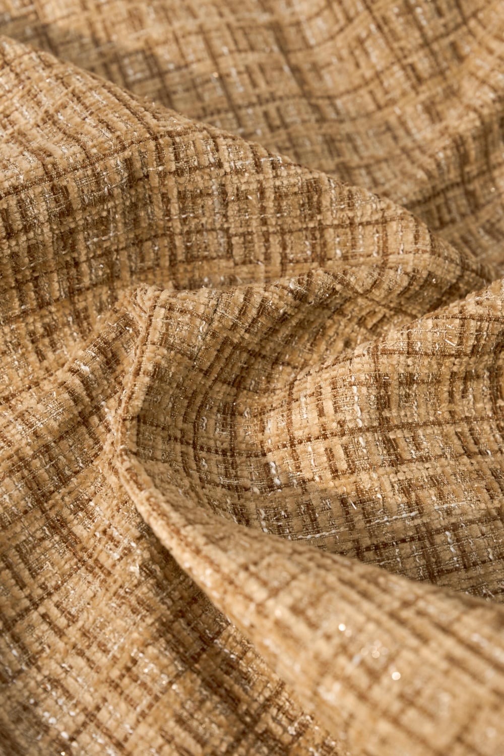 Áo Khoác Dạ Tweed Cao Cấp Viền Nổi Cổ Tàu Dáng Ngắn Sang Trọng