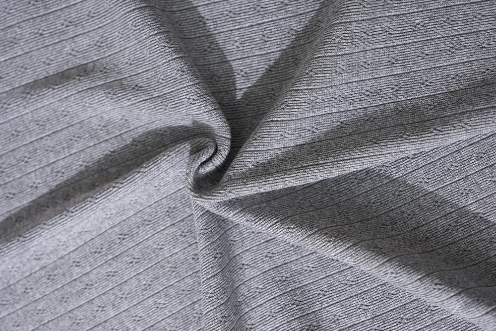 Áo thun tăm nữ Cardina tay lỡ cổ mix khăn