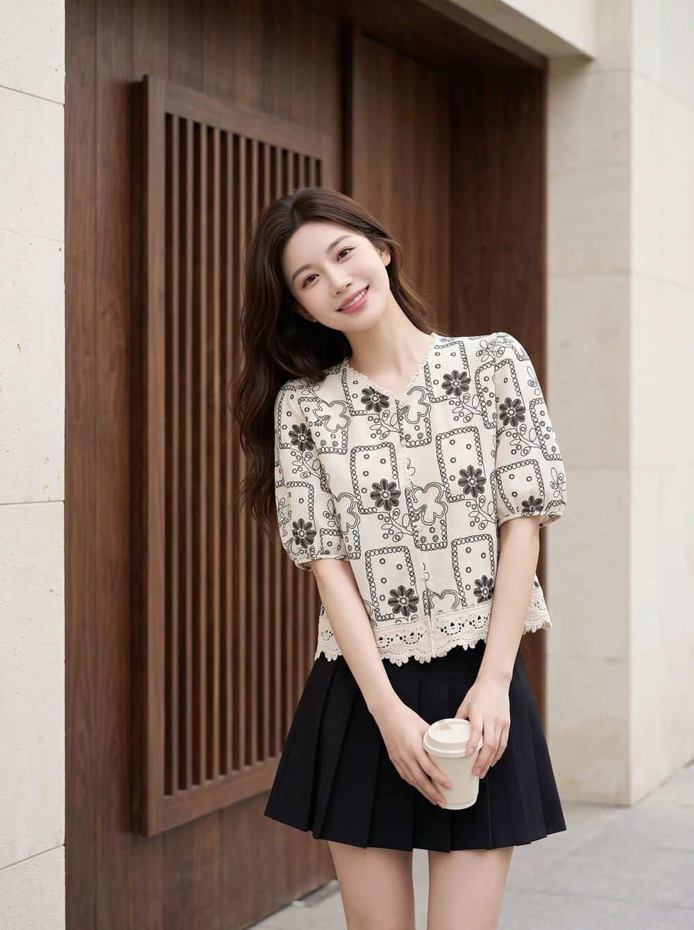 áo kiểu trung niên Hàn Quốc