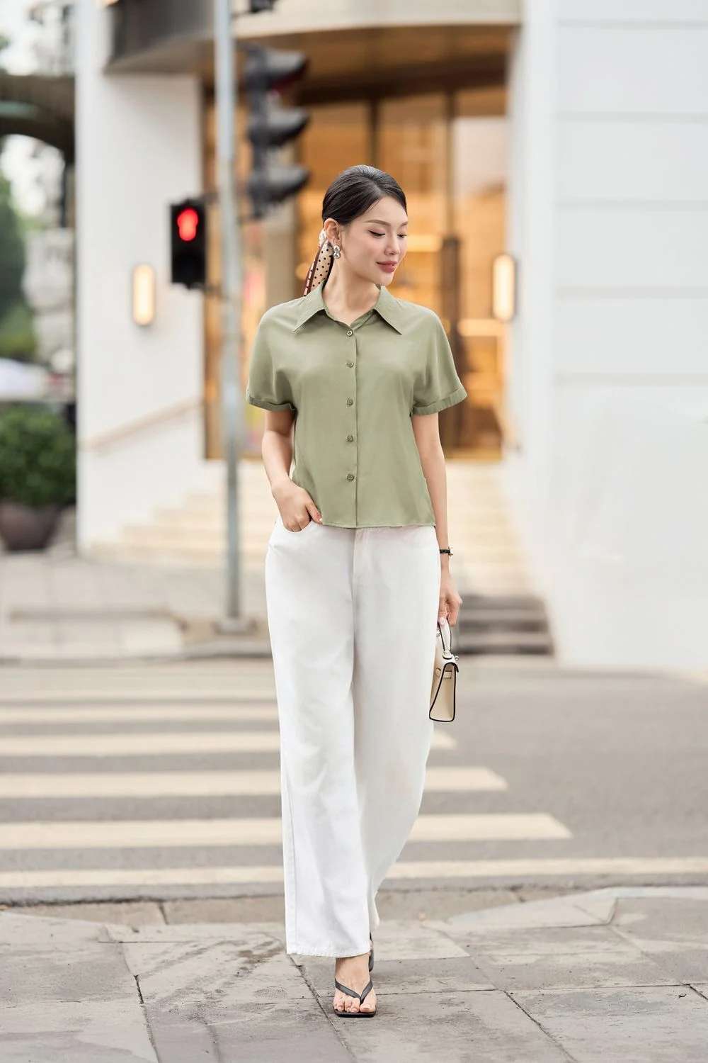 áo kiểu trung niên Hàn Quốc