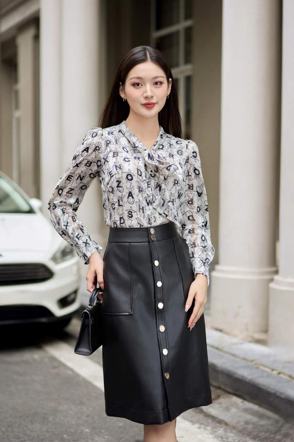 áo kiểu trung niên Hàn Quốc