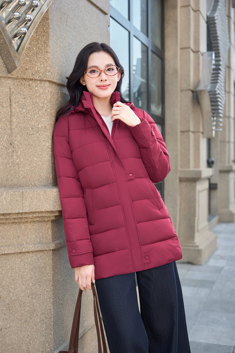 Áo phao lửng vải gió cao cấp lõi bông siêu nhẹ chống thấm nước