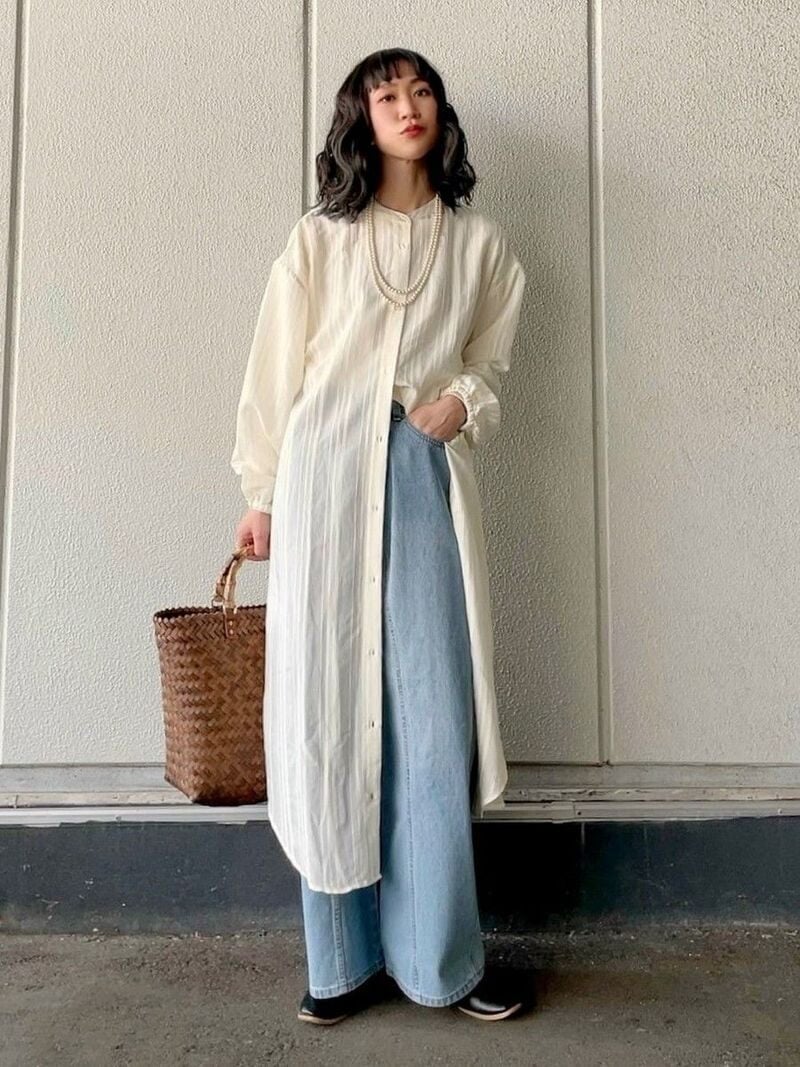 Áo phọt dài&nbsp;mix cùng quần legging