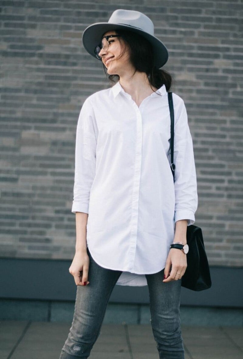 Áo phọt dài&nbsp;mix cùng quần legging